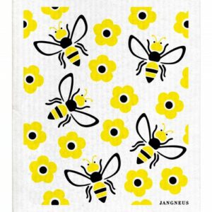 Jangneus Yellow Bees Dishcloth