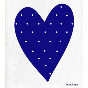 Jangneus Blue Heart Dishcloth