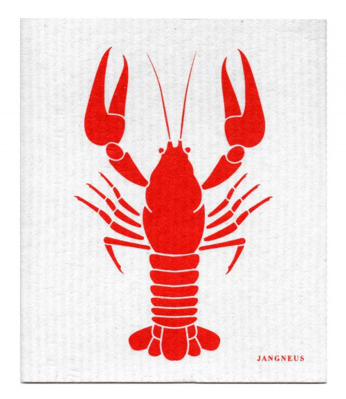 Jangneus Red Lobster Dishcloth
