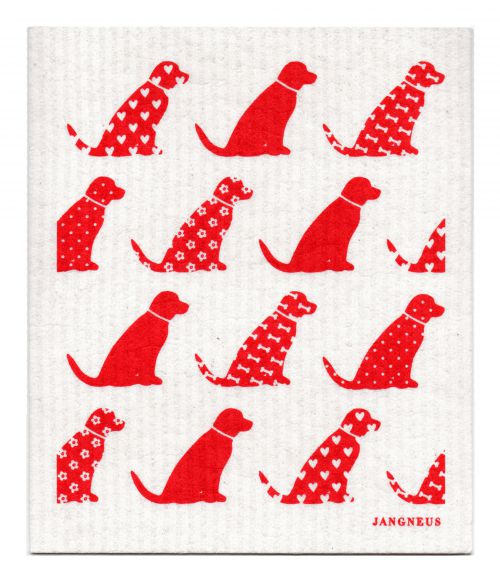 RED DOGS DISHCLOTH