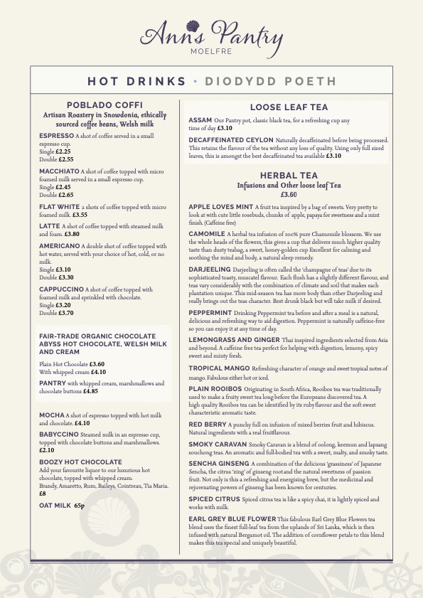 Daytime Menus Ann's Pantry