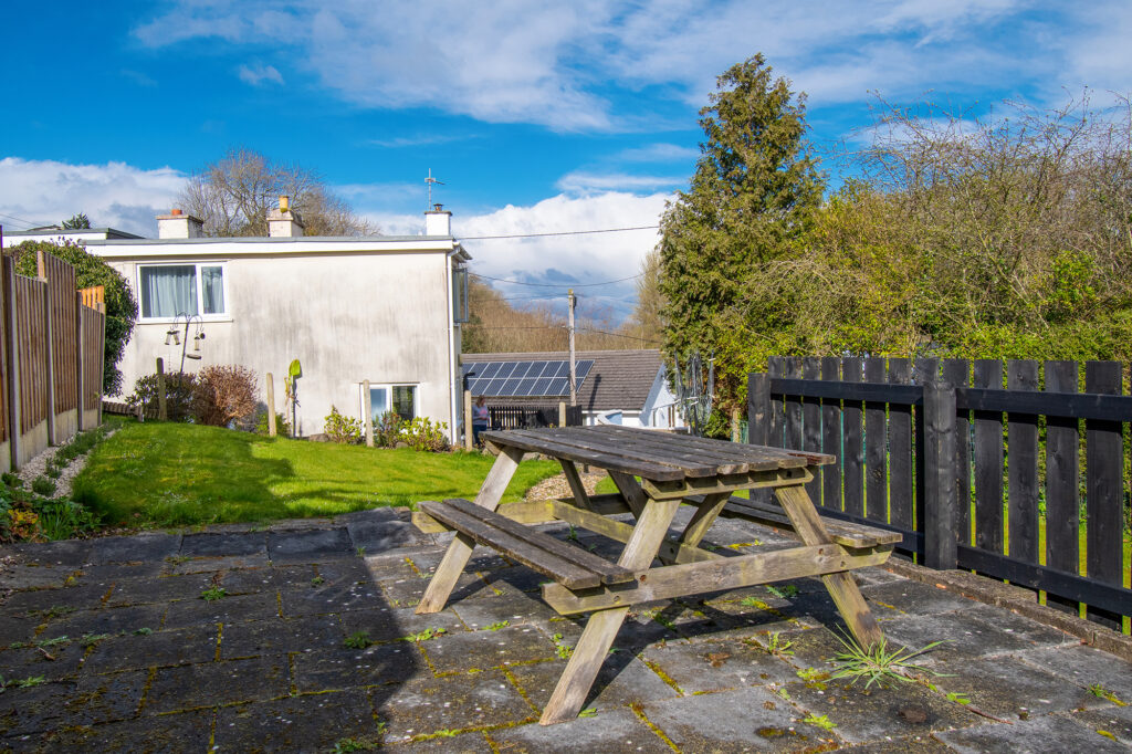 One of the patios at 1 Chapel Bank