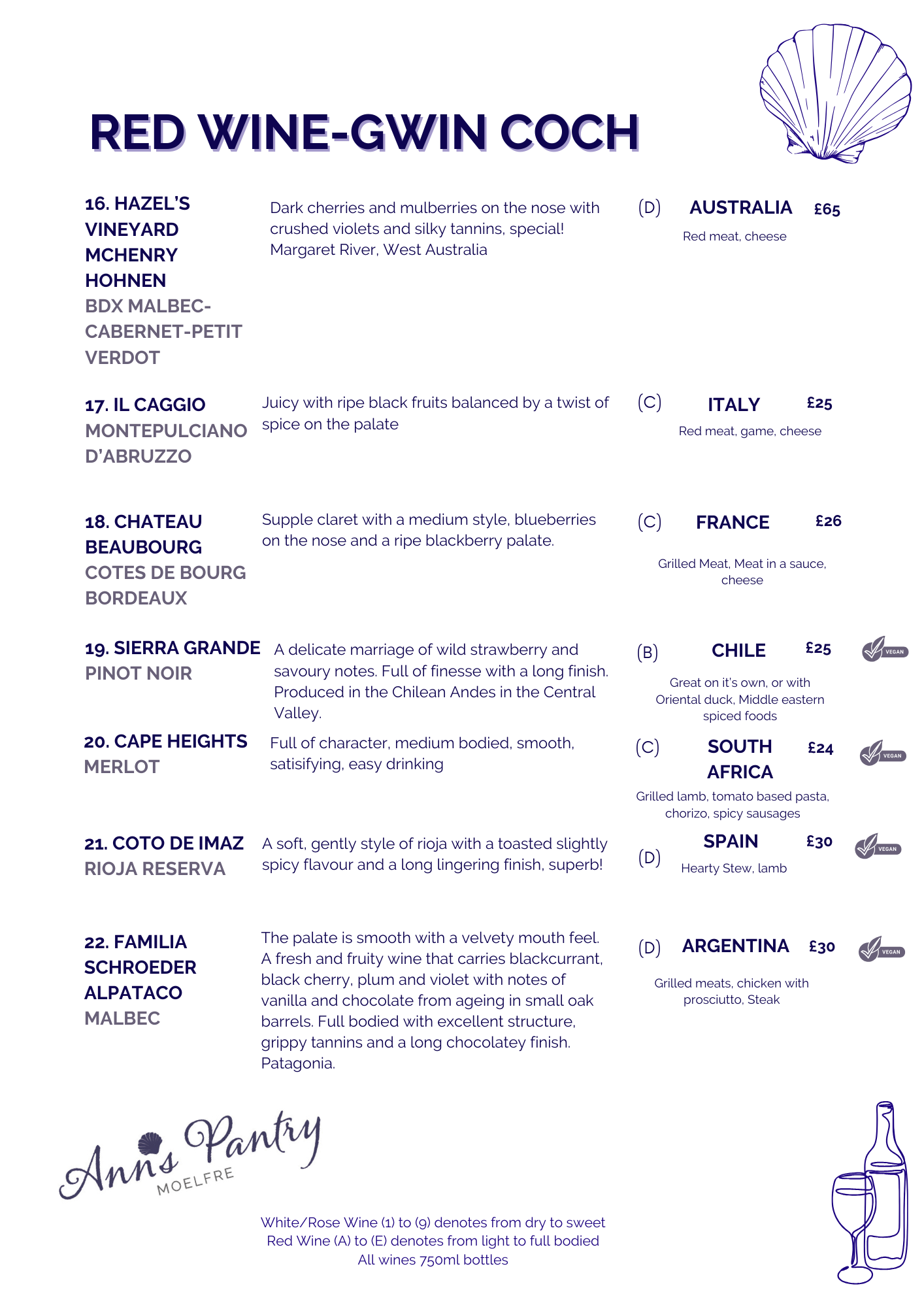 Daytime Menus Ann's Pantry