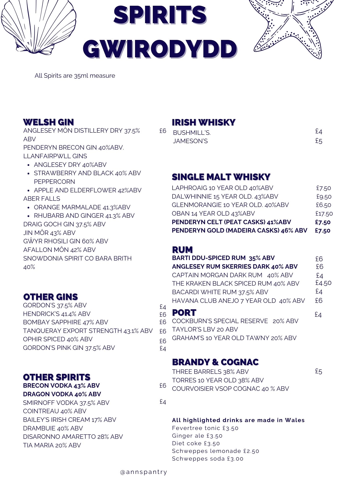 Daytime Menus Ann's Pantry