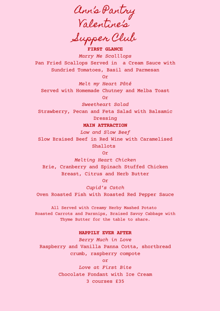 Valentine Supper Club