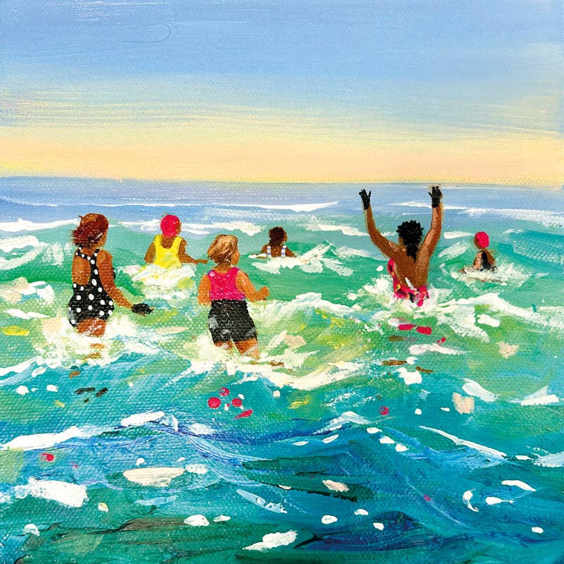 Mermaid Swimming Card